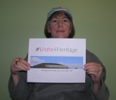 A picture of myself holding a picture from my trip to Newgrange, County Meath Ireland.