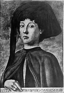 Wanted work of art from the Monuments Men Foundation.  Sandro Botticelli: Portrait of a Man